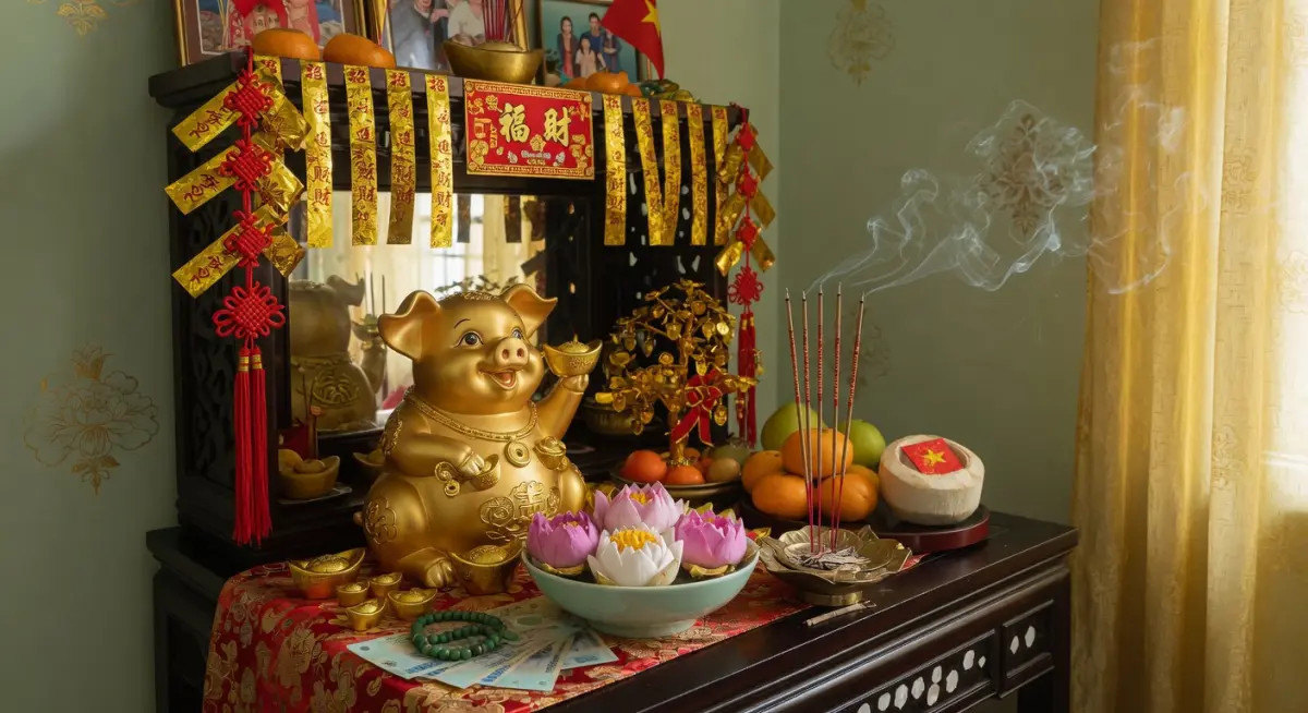 Bố trí phong thủy thu hút tài lộc cho người tuổi Hợi