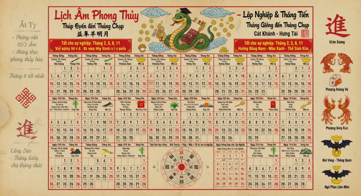 Chú thích ảnh: Lịch vạn sự hỗ trợ người tuổi Tý chọn ngày tốt trong tháng 5
