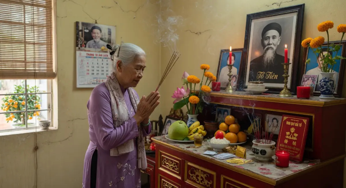 Nghi thức khấn vái truyền thống mùng 1 tháng 6