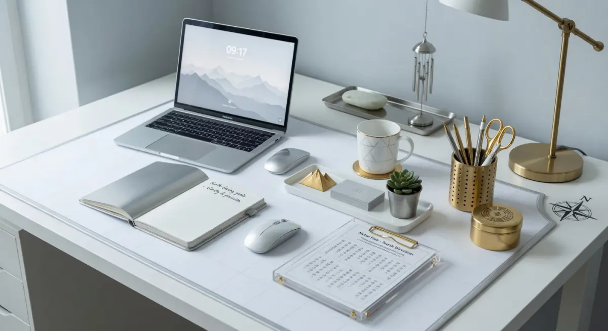 Bố trí bàn làm việc phong thủy cho người mệnh Kim